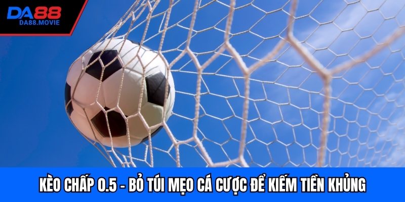 Kèo Chấp 0.5 - Bỏ Túi Mẹo Cá Cược Để Kiếm Tiền Khủng